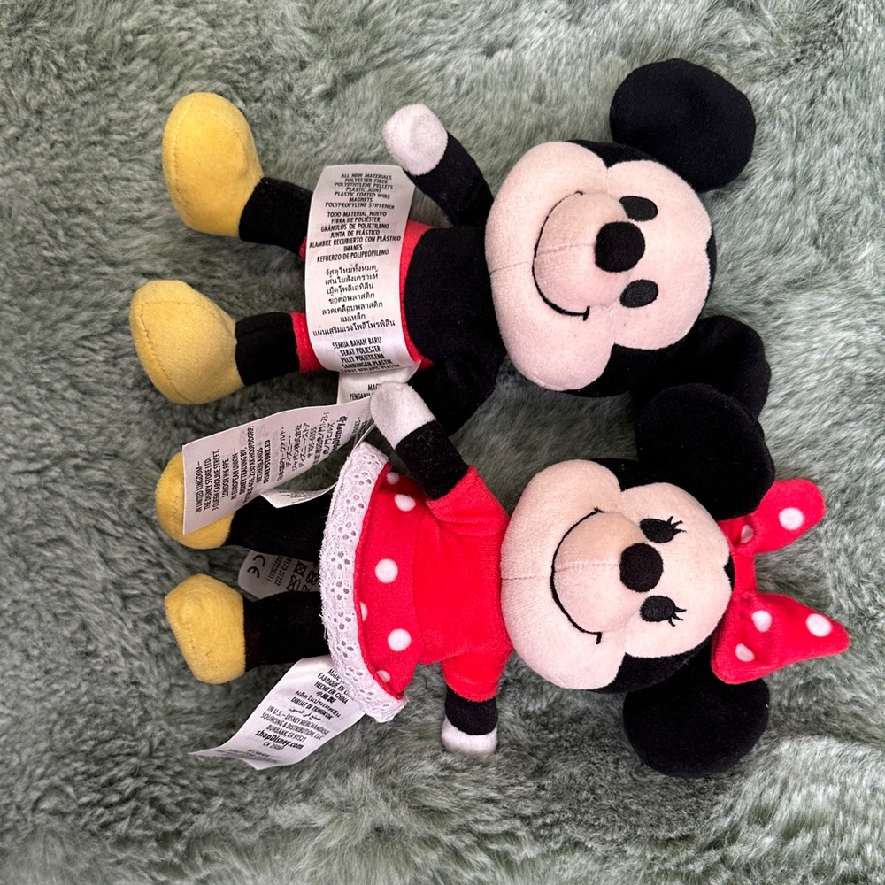 Disney Mickey Mouse Plush with Red and Yellow Accents